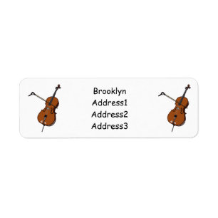 Cello cartoon illustration