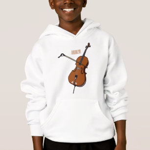 Cello cartoon illustration 