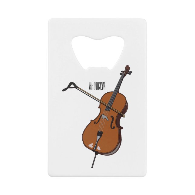 Cello cartoon illustration  (Front)