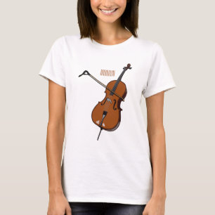 Cello cartoon illustration  T-Shirt