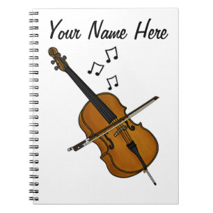 Cello Cellist Musician Music Teacher Custom Notebook