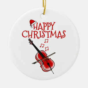 Cello Cellist String Musician Christmas Ornament