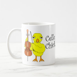 Cello Chick Text Coffee Mug