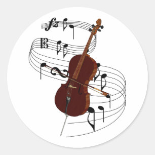 Cello Classic Round Sticker