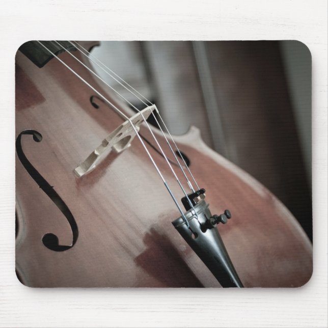 Cello classical music stringed instrument mouse mat (Front)
