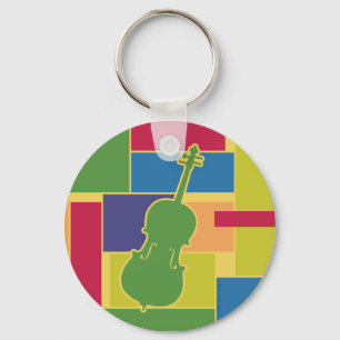 Cello Colorblocks Keychain