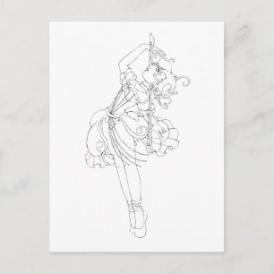 Cello Dance Postcard