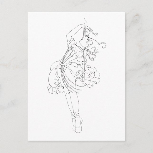 Cello Dance Postcard (Front)