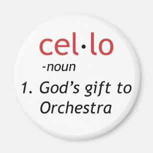 Cello Definition Magnet