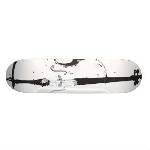 cello design art skateboard