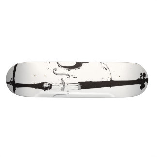 cello design art skateboard