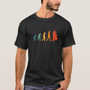 Cello Evolution Vintage Double Bass Retro Cellist T-Shirt
