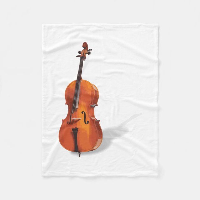 Cello Fleece Blanket (Front)