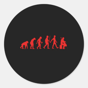Cello For Cellist Chello Player Classic Round Sticker