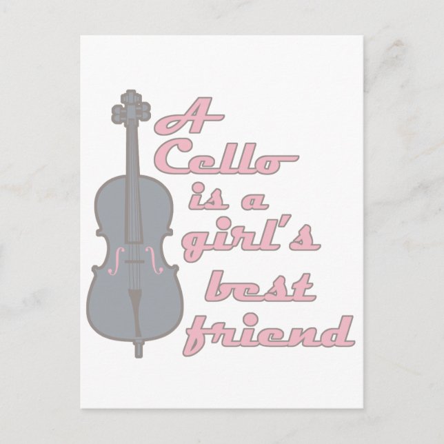 Cello Girl Postcard (Front)