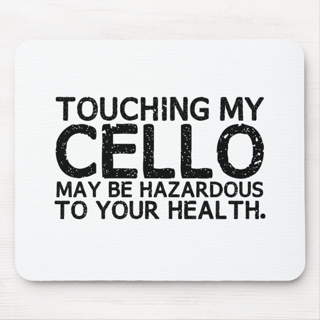 Cello Hazard Mouse Mat (Front)