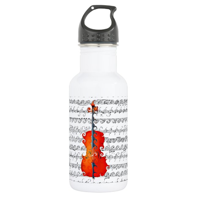 Cello & I Rock!_ 532 Ml Water Bottle (Front)