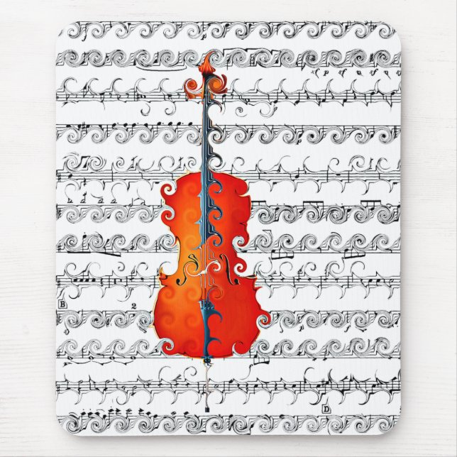 Cello & I Rock!_ Mouse Mat (Front)