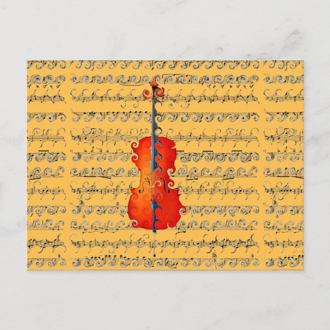 Cello & I Rock!_ Postcard (Front)