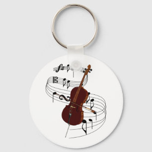 Cello Key Ring
