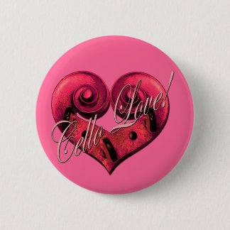 cello love 6 cm round badge
