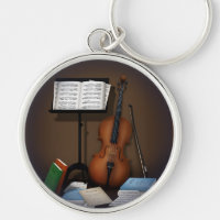 Cello & Music Stand Charming Miniature Scene