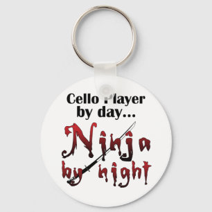 Cello Ninja Key Ring