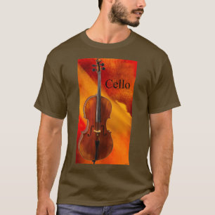 Cello Not A Big Violin Sticker T-Shirt