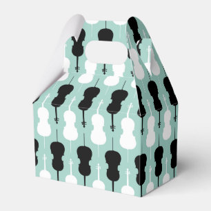 Cello Pattern Favour Box