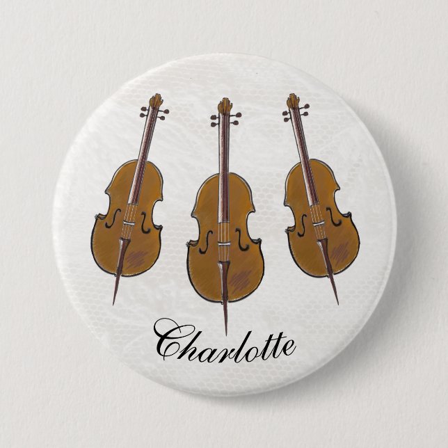 Cello personalised badge (Front)