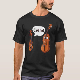 Cello Player Cellist Orchestra Musician Classical  T-Shirt