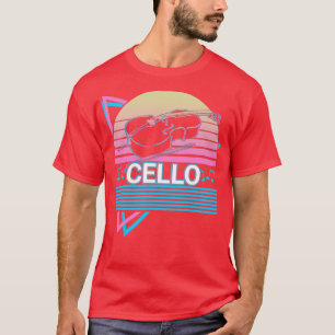 Cello Player Cellist Retro Gift T-Shirt