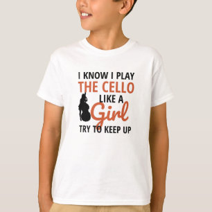 Cello Player Gifts For Women Cello Cellist Girl T-Shirt