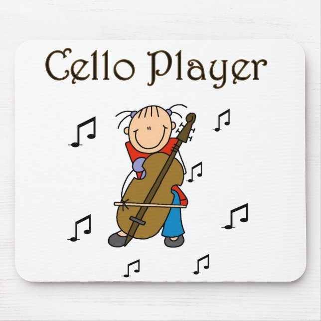 Cello Player Mousepad (Front)