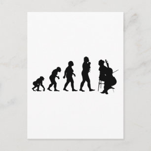 Cello Player Postcard