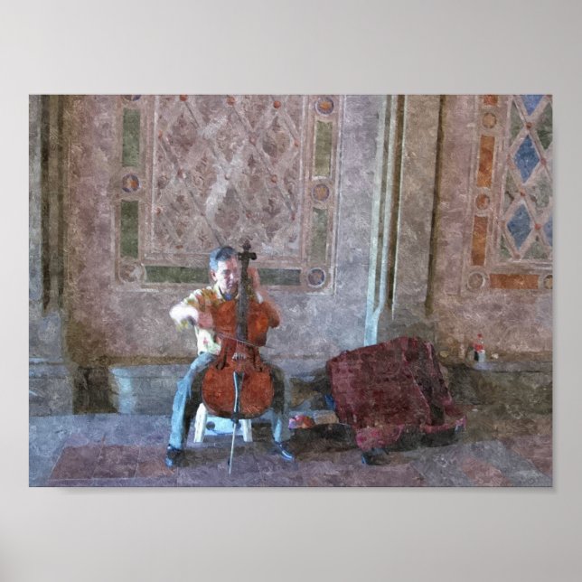 CELLO PLAYER  POSTER (Front)