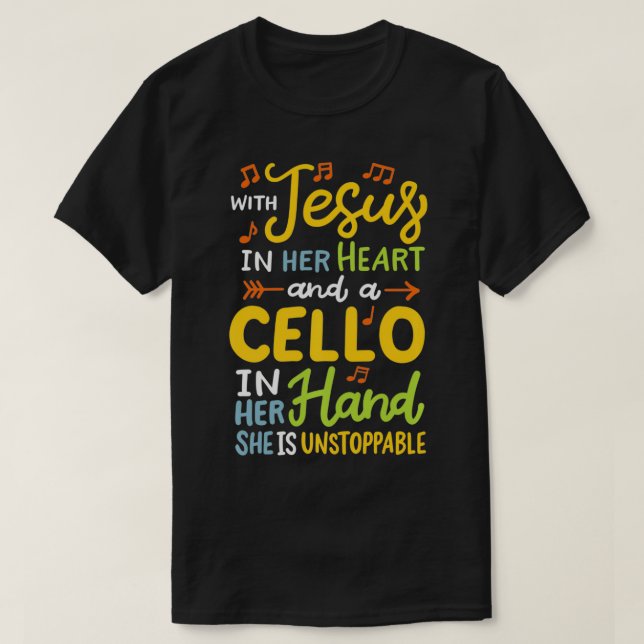 Cello Player Pullover  (Design Front)