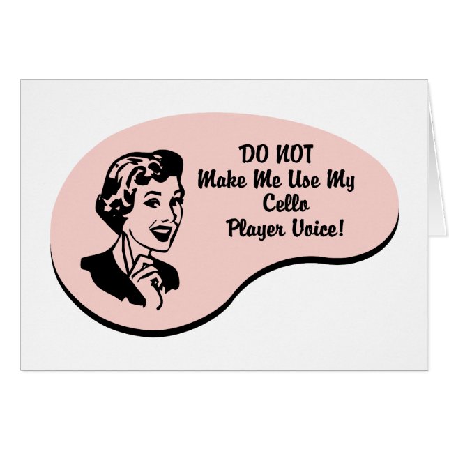 Cello Player Voice (Front Horizontal)