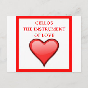 CELLO POSTCARD