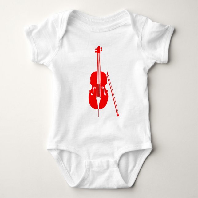 Cello - Red Baby Bodysuit (Front)