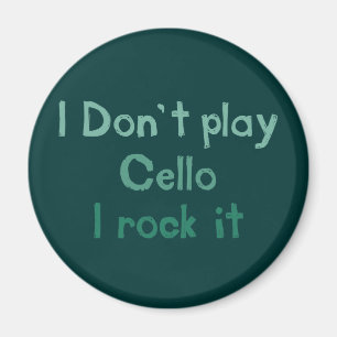 Cello Rock It Magnet