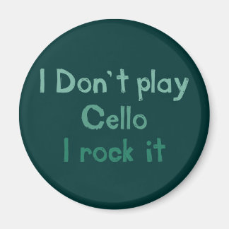 Cello Rock It Magnet