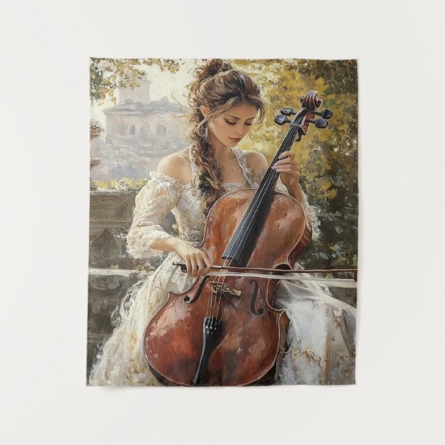 Cello Serenade  Tapestry (Front)