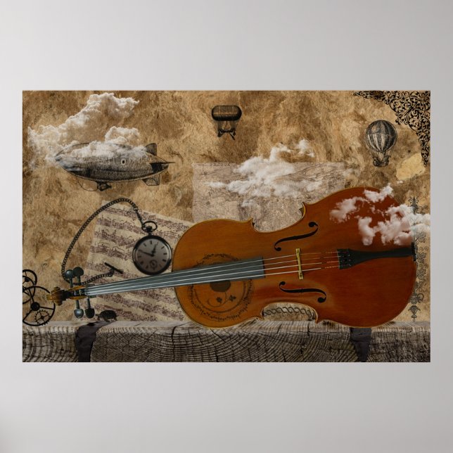 Cello Steampunk Suite Poster (Front)