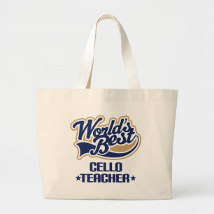 Cello Teacher Gift Large Tote Bag