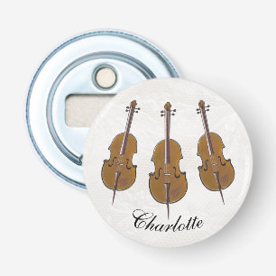 Cello trio personalised bottle opener