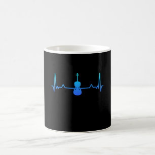 Cello Violin Viola Heartbeat Mom Gift Coffee Mug