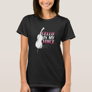 Cello Voice Cellist Musical Instrument Orchestra M T-Shirt