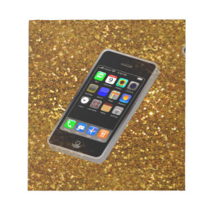 cellphone bling notepad