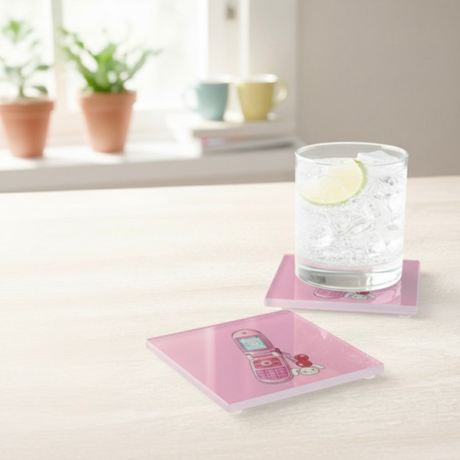 Cellphone Glass Coaster (Creator Uploaded)